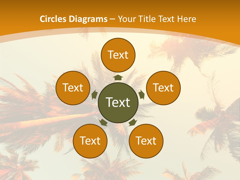 Lush Summer Tree PowerPoint Template