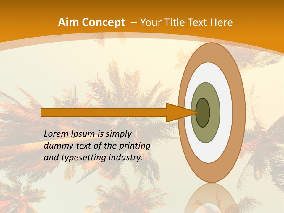 Lush Summer Tree PowerPoint Template