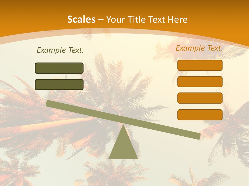 Lush Summer Tree PowerPoint Template