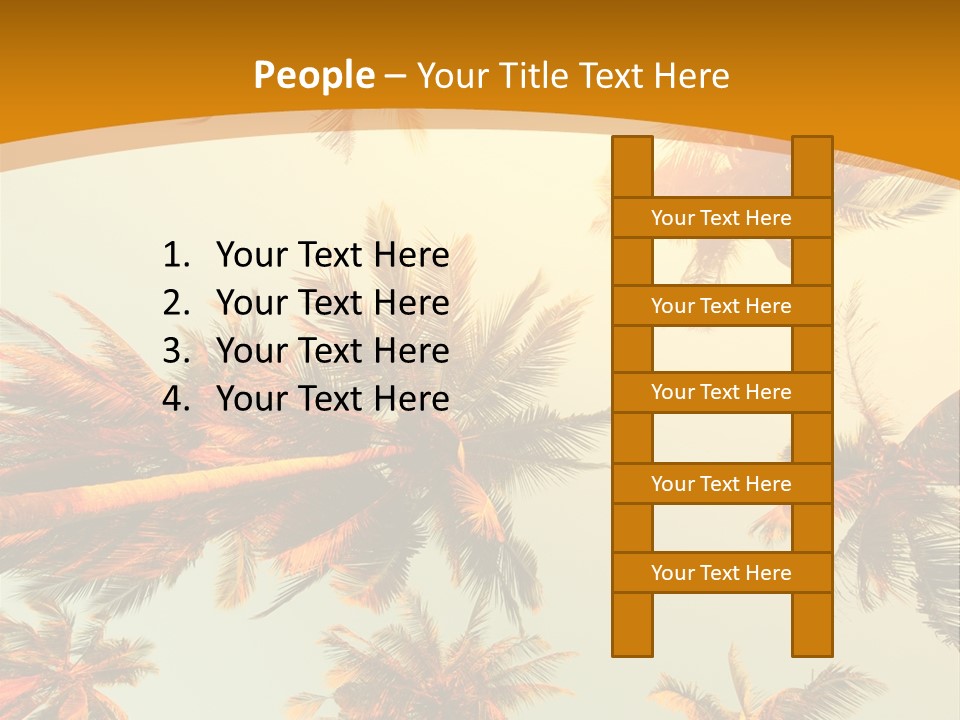 Lush Summer Tree PowerPoint Template