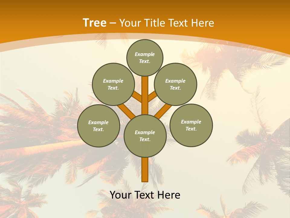 Lush Summer Tree PowerPoint Template