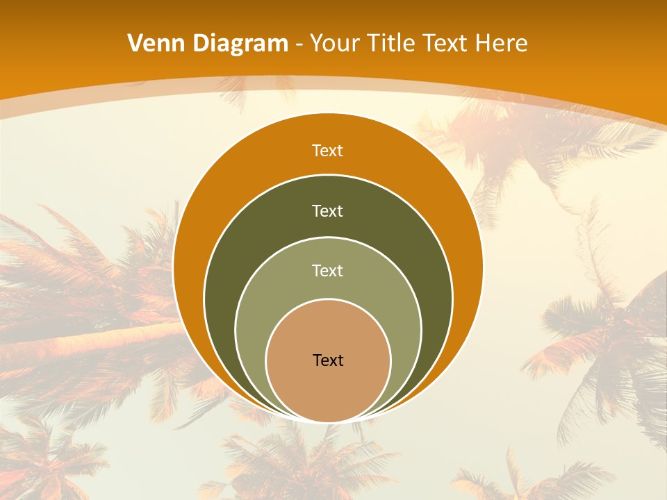 Lush Summer Tree PowerPoint Template