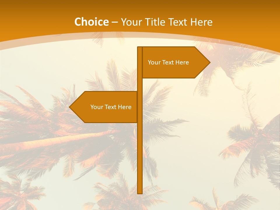 Lush Summer Tree PowerPoint Template