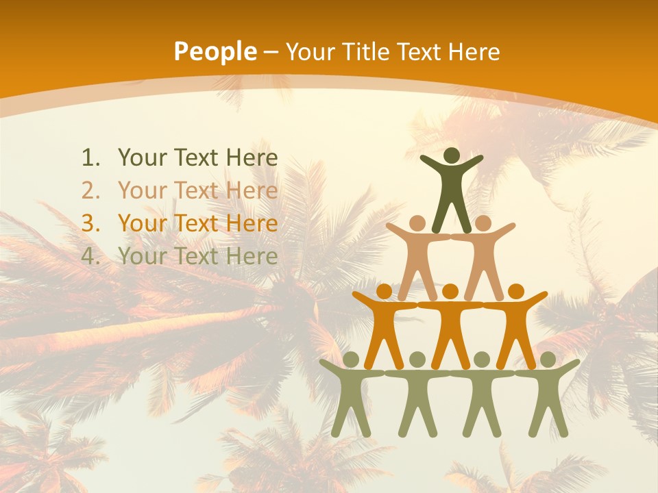 Lush Summer Tree PowerPoint Template