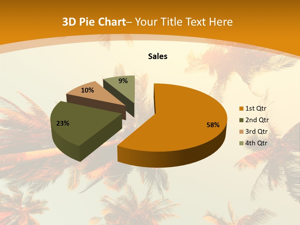 Lush Summer Tree PowerPoint Template