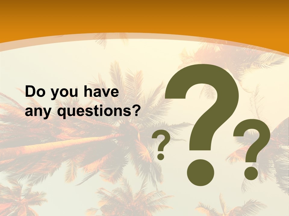 Lush Summer Tree PowerPoint Template