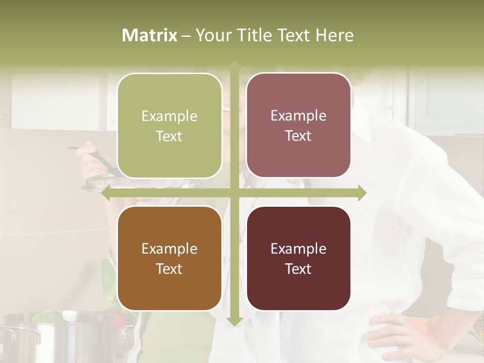 Lady White Lifestyle PowerPoint Template