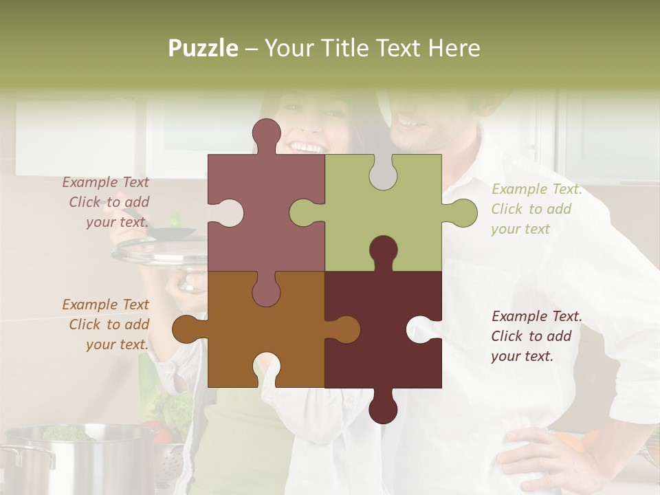 Lady White Lifestyle PowerPoint Template