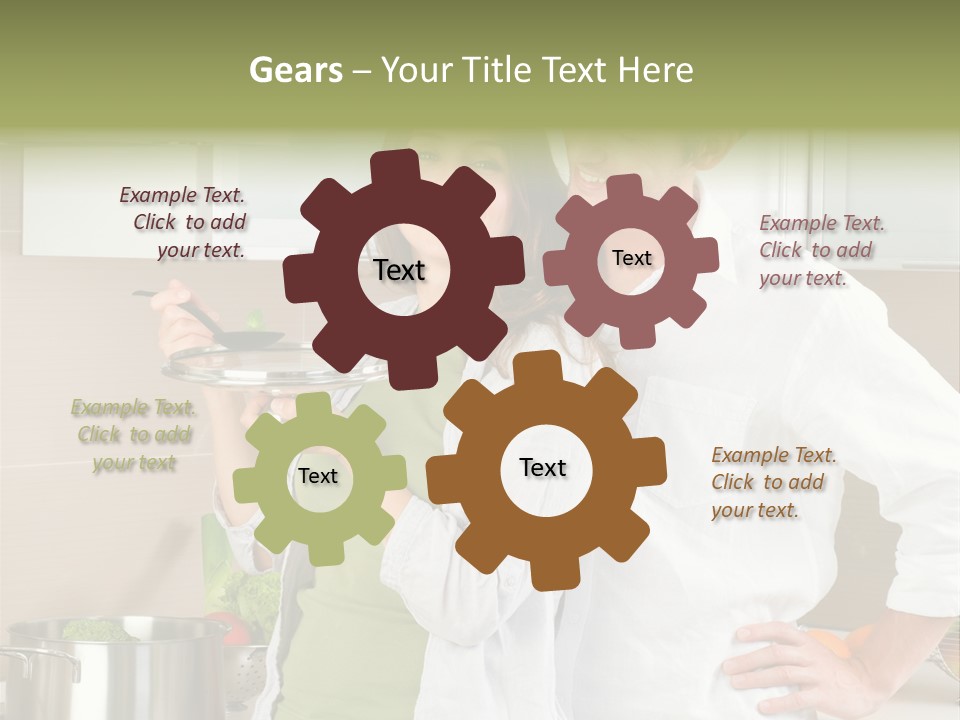 Lady White Lifestyle PowerPoint Template