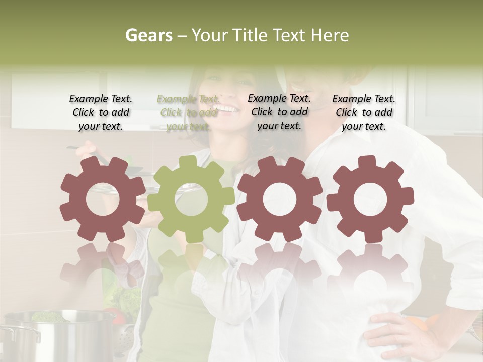 Lady White Lifestyle PowerPoint Template