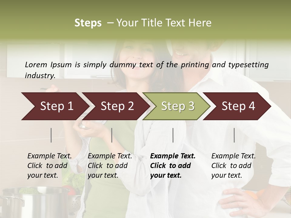 Lady White Lifestyle PowerPoint Template