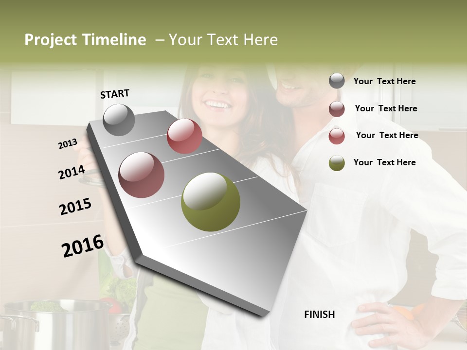 Lady White Lifestyle PowerPoint Template