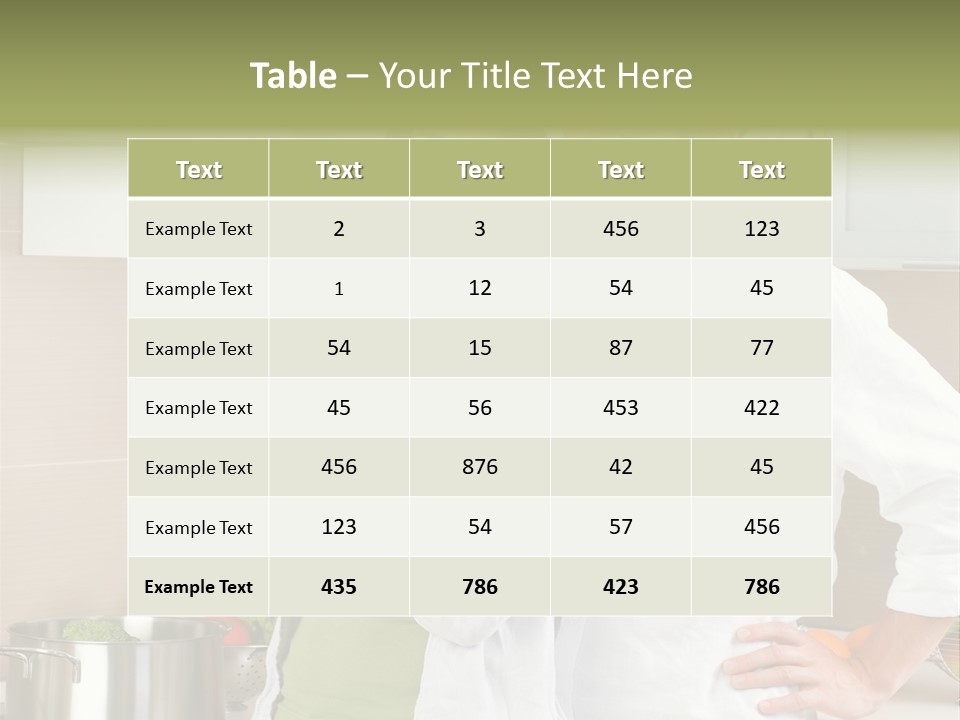 Lady White Lifestyle PowerPoint Template