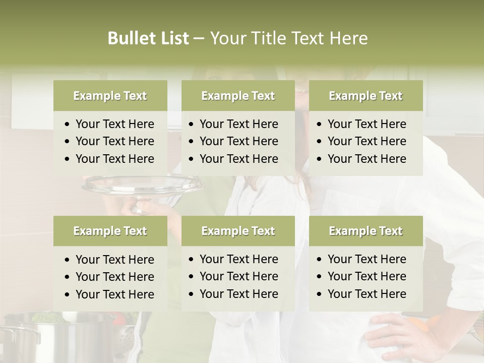 Lady White Lifestyle PowerPoint Template