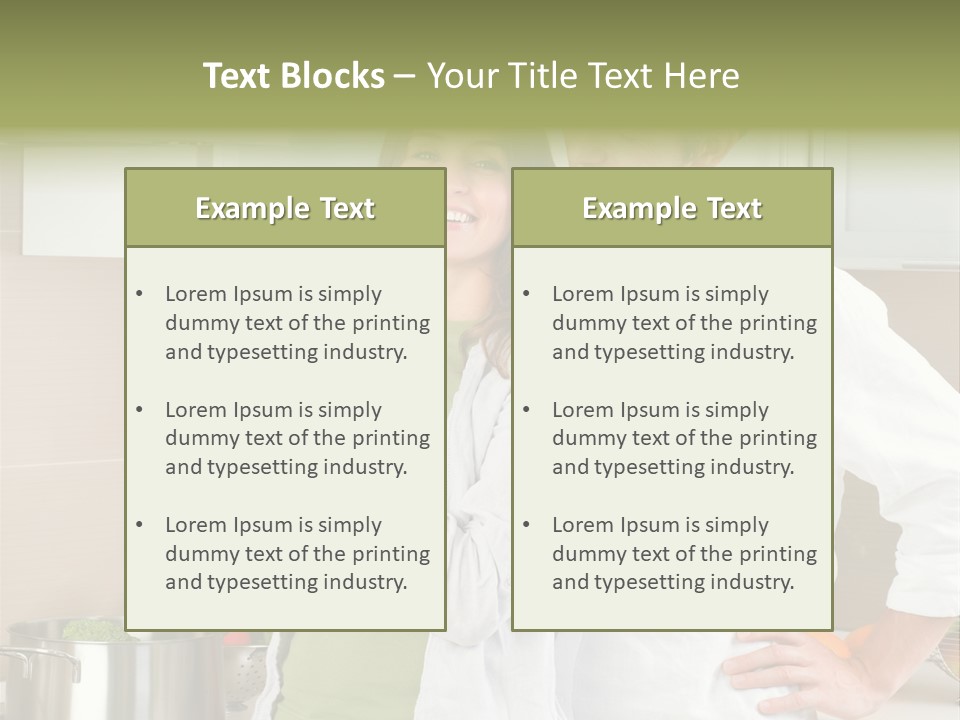 Lady White Lifestyle PowerPoint Template