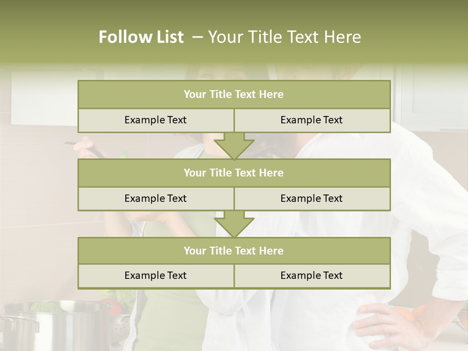 Lady White Lifestyle PowerPoint Template