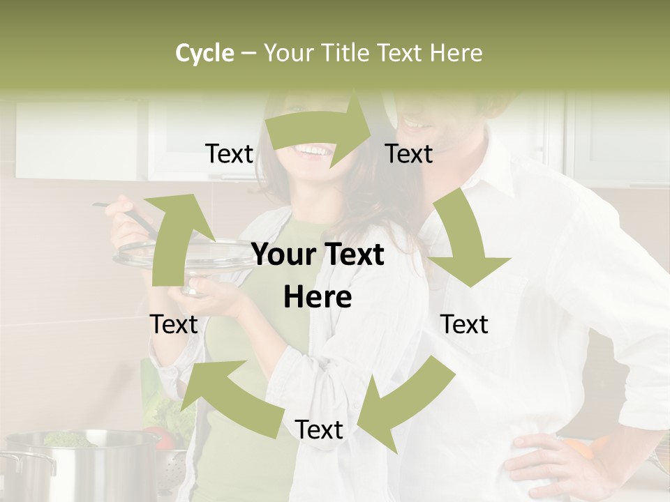 Lady White Lifestyle PowerPoint Template