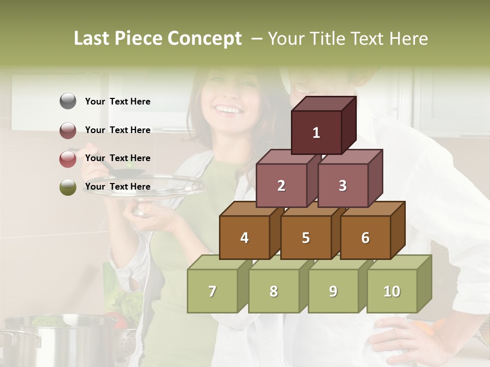 Lady White Lifestyle PowerPoint Template