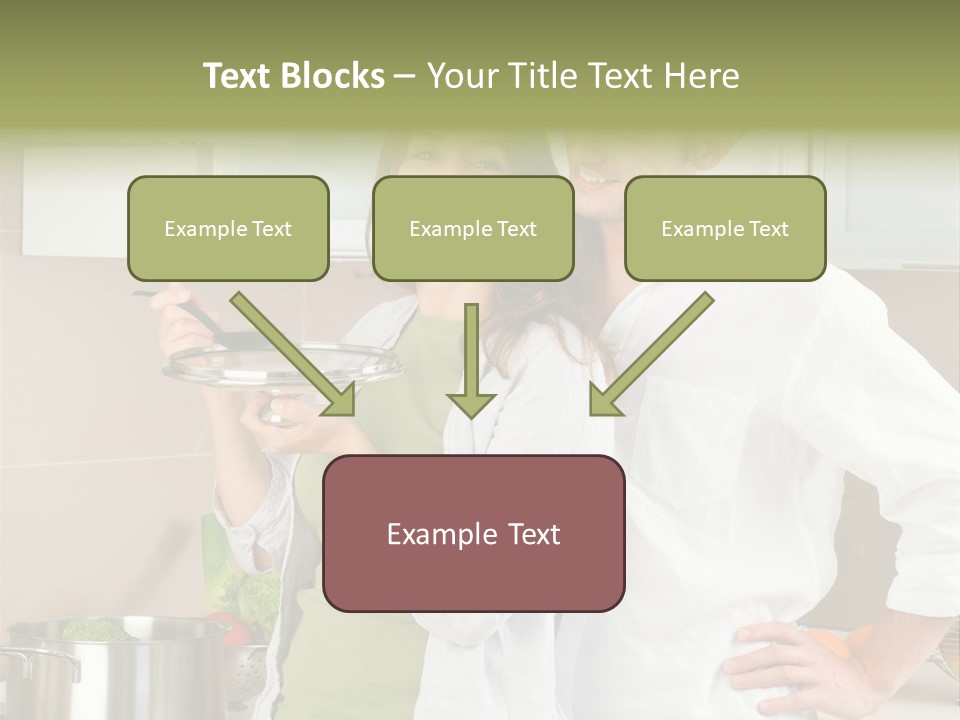 Lady White Lifestyle PowerPoint Template
