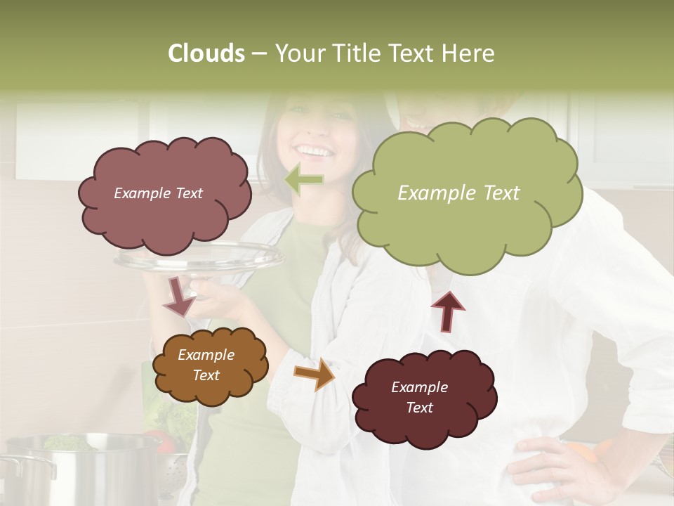 Lady White Lifestyle PowerPoint Template