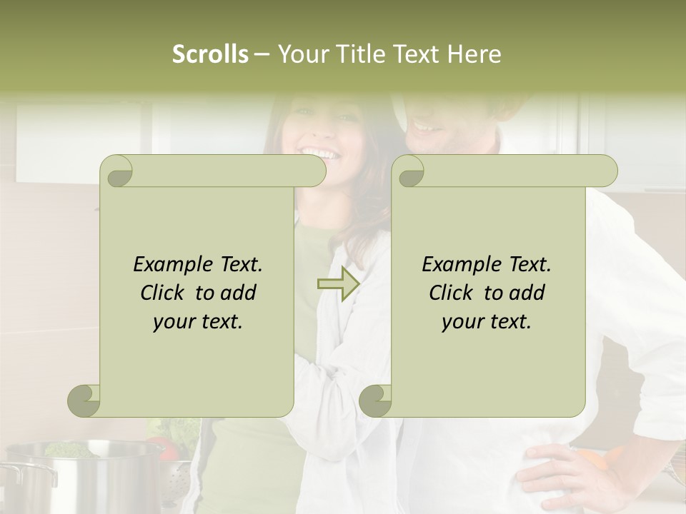 Lady White Lifestyle PowerPoint Template