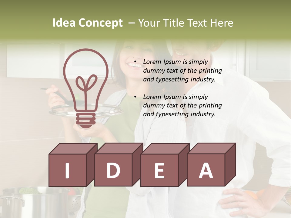 Lady White Lifestyle PowerPoint Template