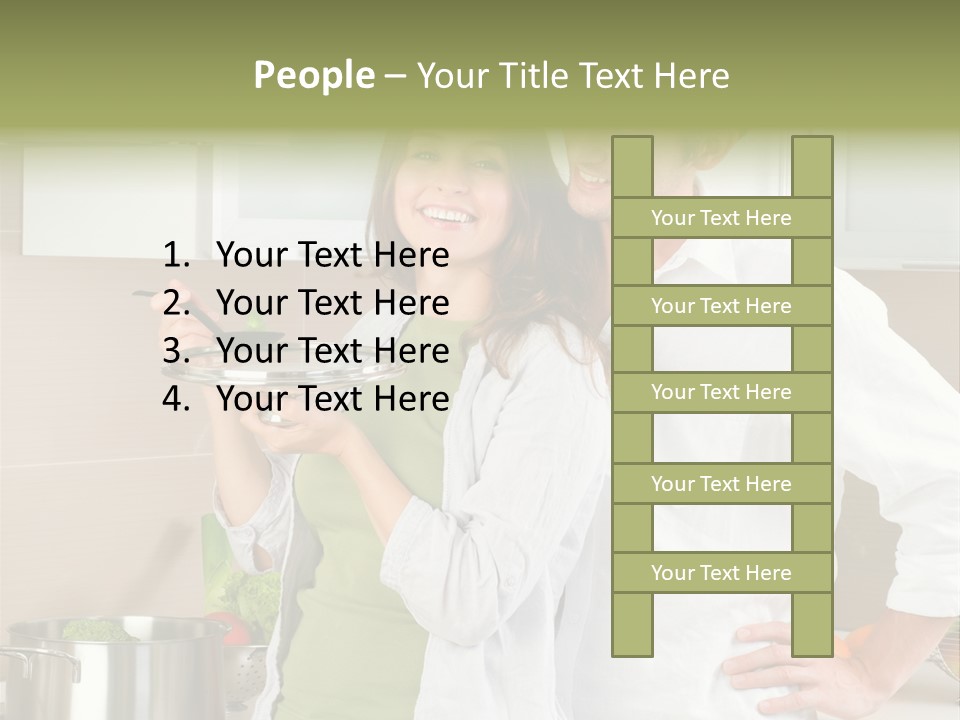 Lady White Lifestyle PowerPoint Template