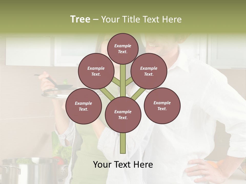 Lady White Lifestyle PowerPoint Template