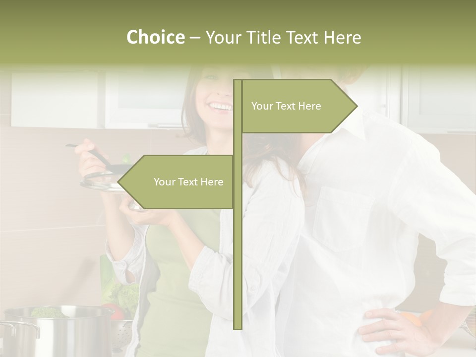 Lady White Lifestyle PowerPoint Template