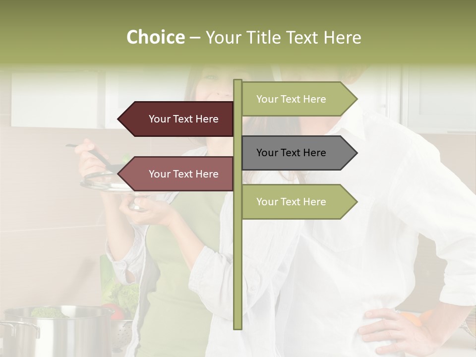 Lady White Lifestyle PowerPoint Template