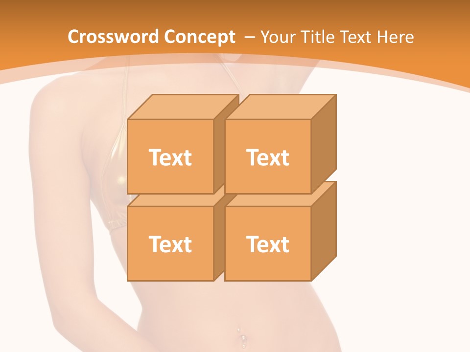 Woman Allure Sex Appeal PowerPoint Template