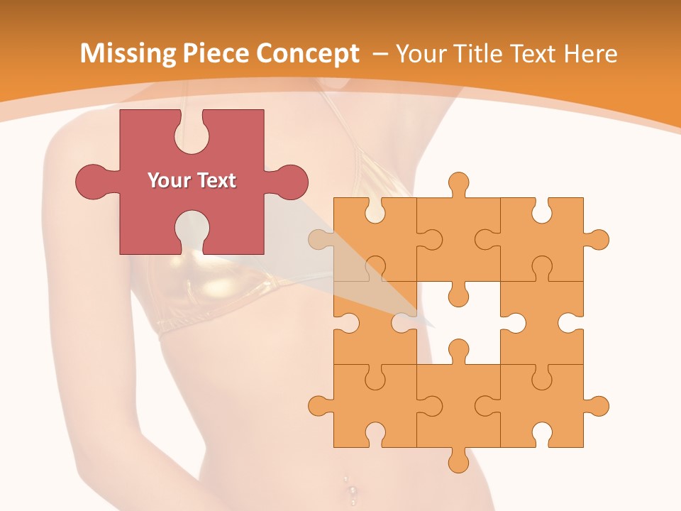 Woman Allure Sex Appeal PowerPoint Template