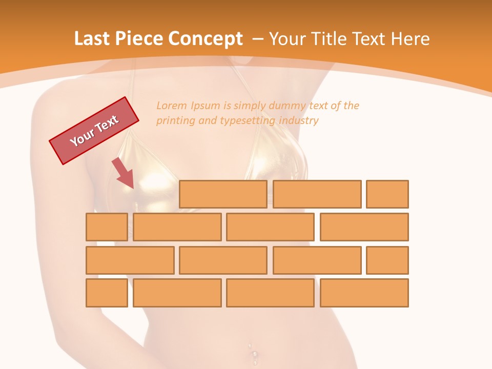 Woman Allure Sex Appeal PowerPoint Template