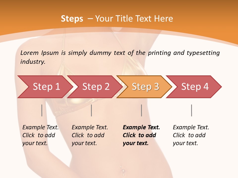 Woman Allure Sex Appeal PowerPoint Template
