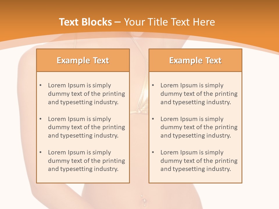 Woman Allure Sex Appeal PowerPoint Template