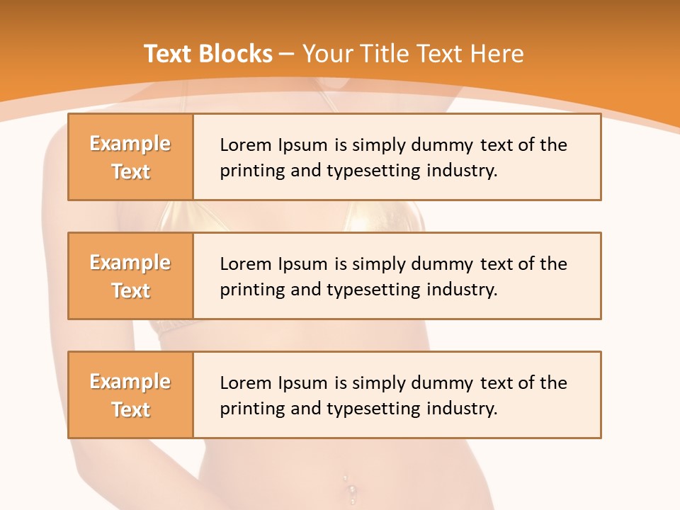 Woman Allure Sex Appeal PowerPoint Template