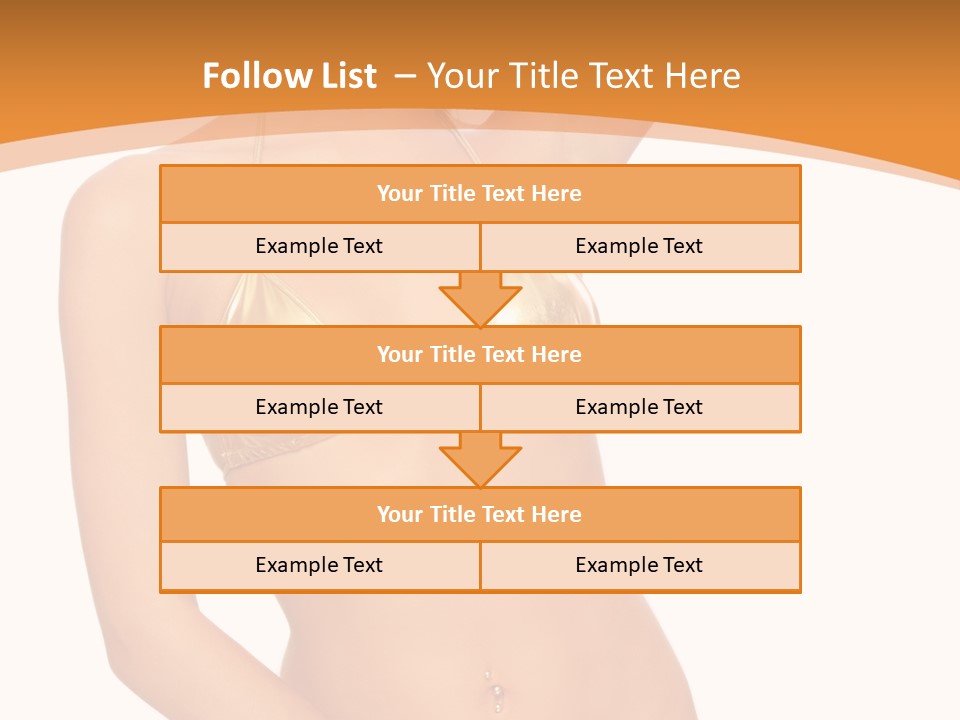 Woman Allure Sex Appeal PowerPoint Template