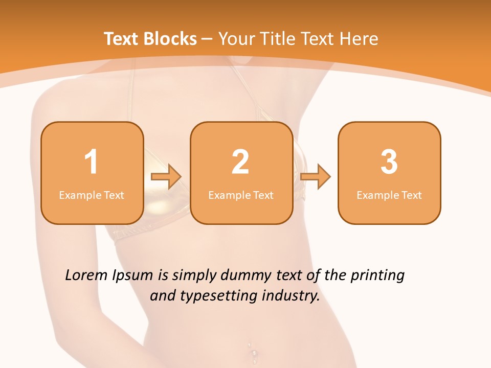 Woman Allure Sex Appeal PowerPoint Template