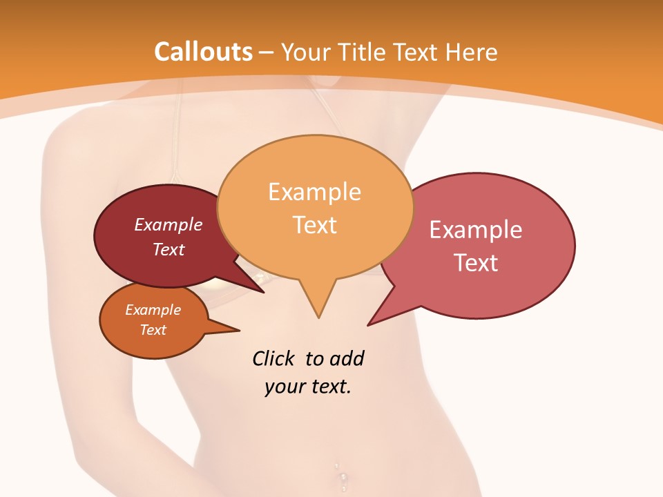 Woman Allure Sex Appeal PowerPoint Template