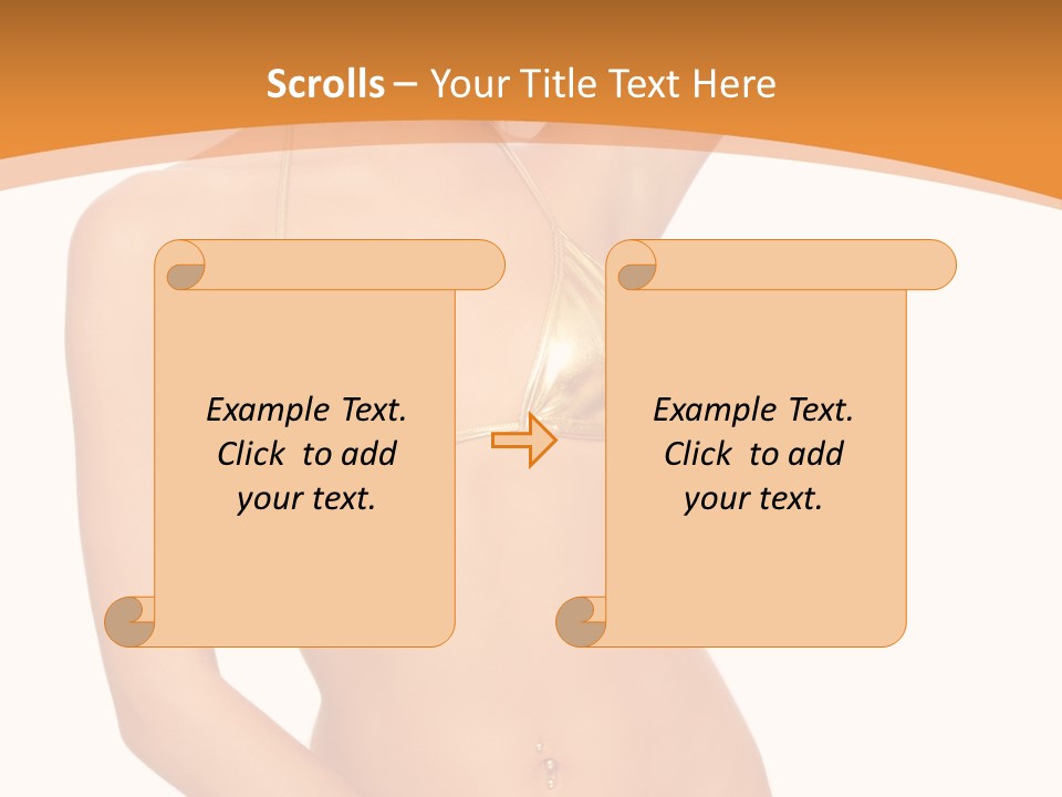Woman Allure Sex Appeal PowerPoint Template