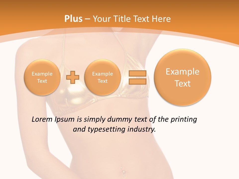 Woman Allure Sex Appeal PowerPoint Template