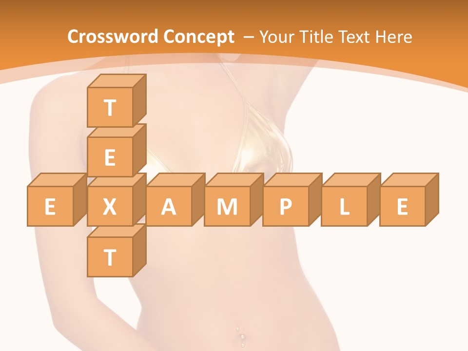 Woman Allure Sex Appeal PowerPoint Template