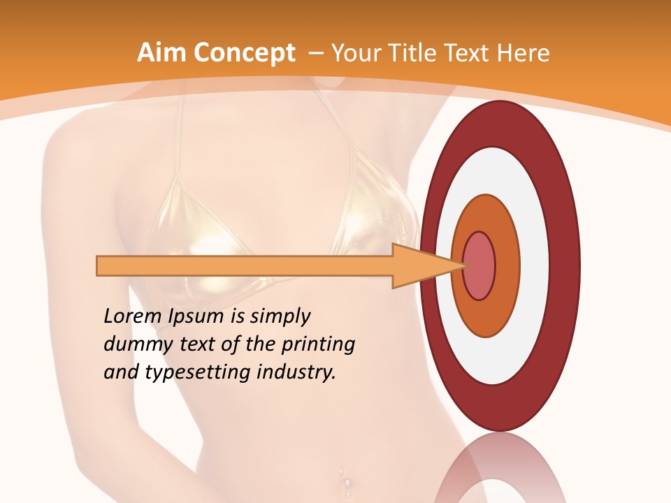 Woman Allure Sex Appeal PowerPoint Template