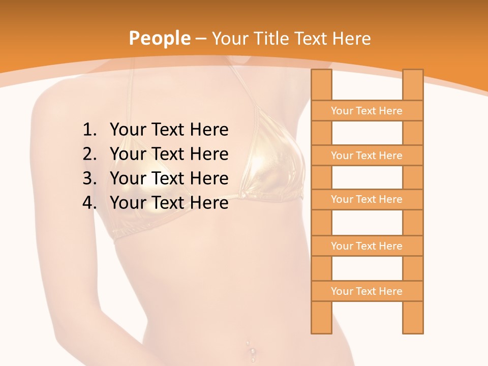 Woman Allure Sex Appeal PowerPoint Template
