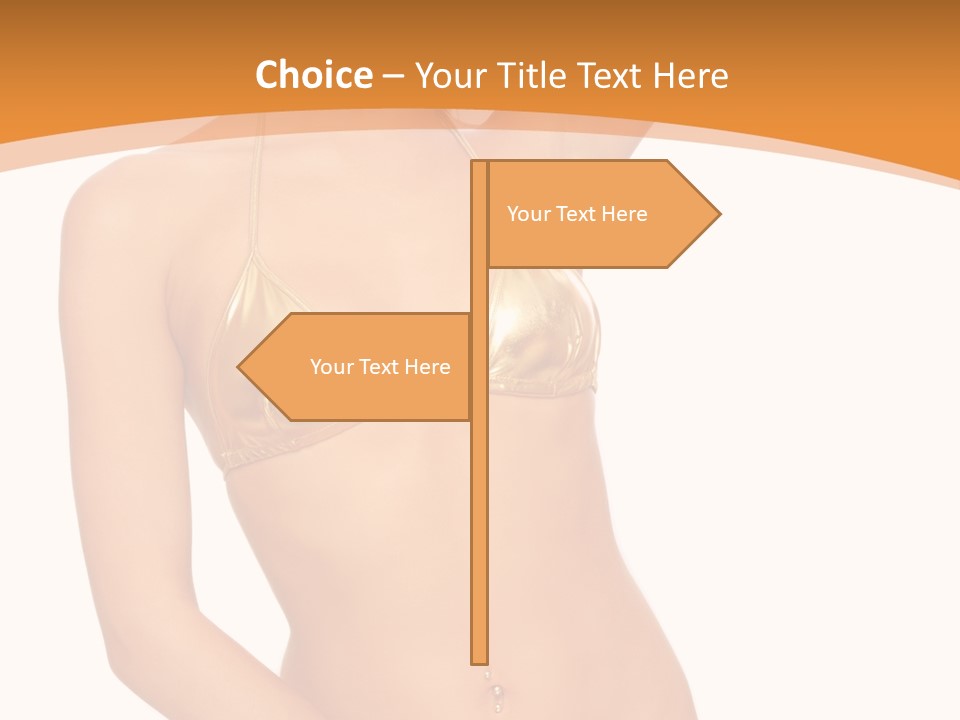 Woman Allure Sex Appeal PowerPoint Template
