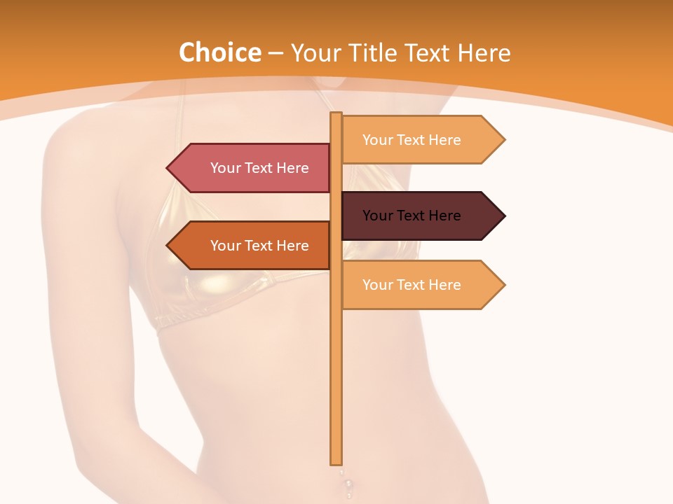 Woman Allure Sex Appeal PowerPoint Template