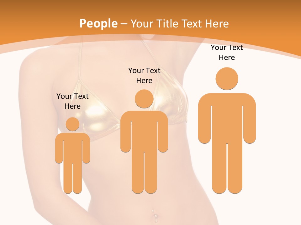 Woman Allure Sex Appeal PowerPoint Template