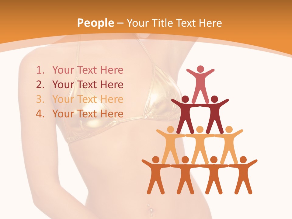 Woman Allure Sex Appeal PowerPoint Template