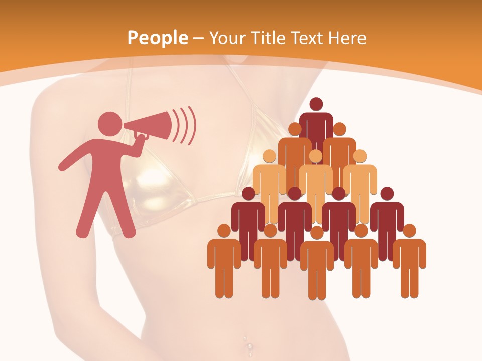 Woman Allure Sex Appeal PowerPoint Template