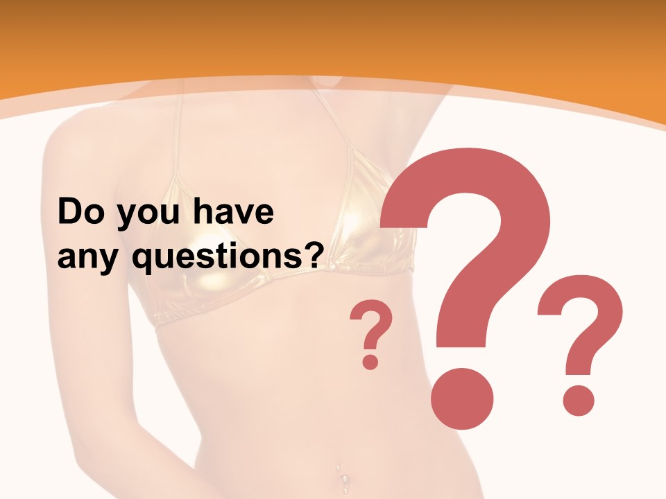 Woman Allure Sex Appeal PowerPoint Template